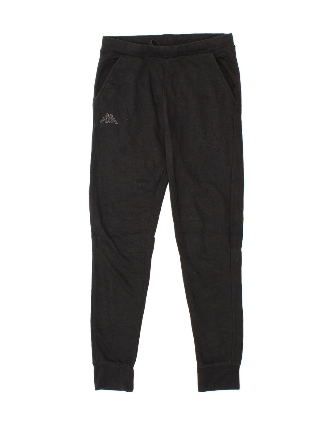 KAPPA Mens Tracksuit Trousers Joggers Small  Black Cotton Vintage Kappa and Second-Hand Kappa from Messina Hembry 