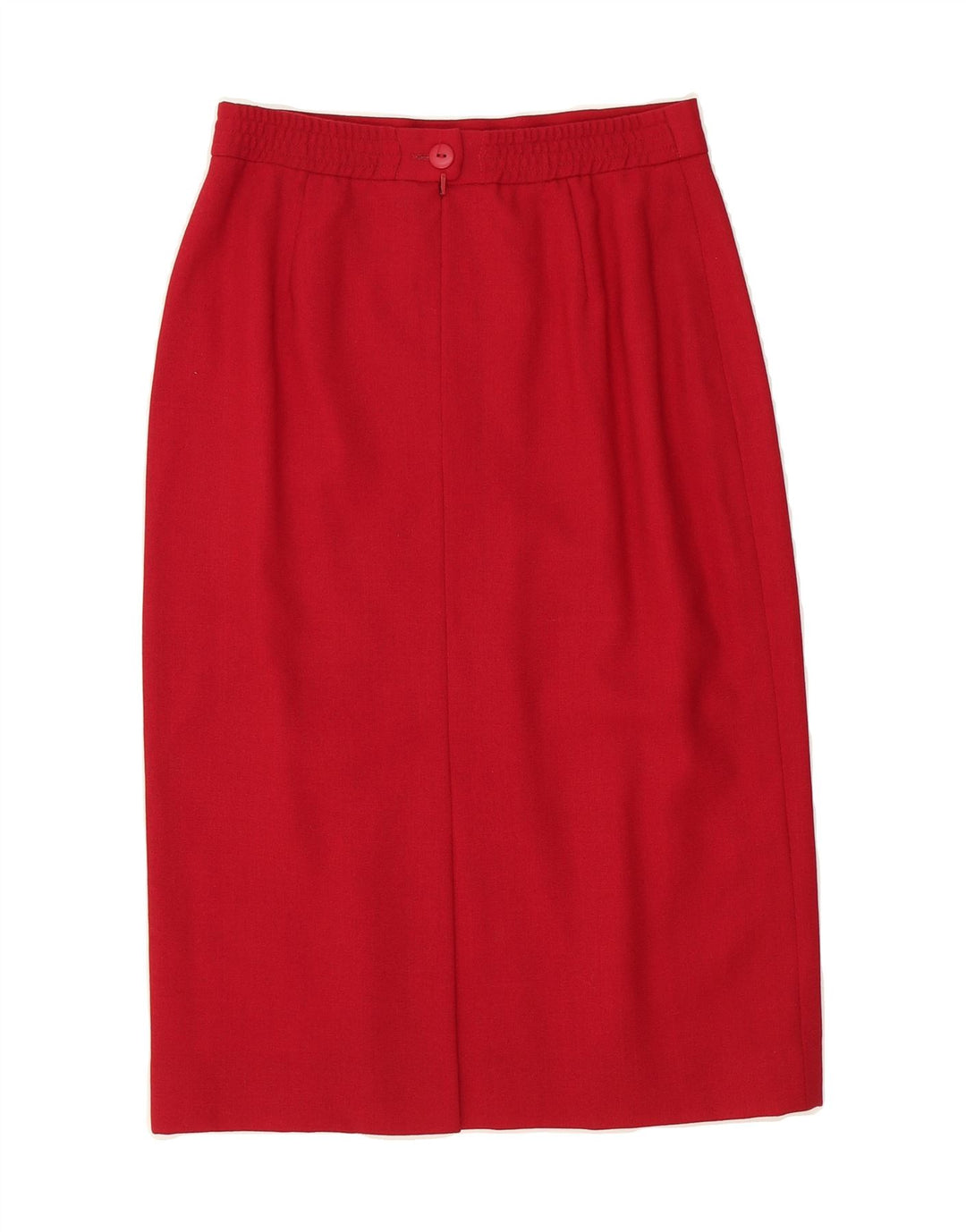 MANSFIELD Womens Straight Skirt UK 10 Small W28  Red Vintage Mansfield and Second-Hand Mansfield from Messina Hembry 