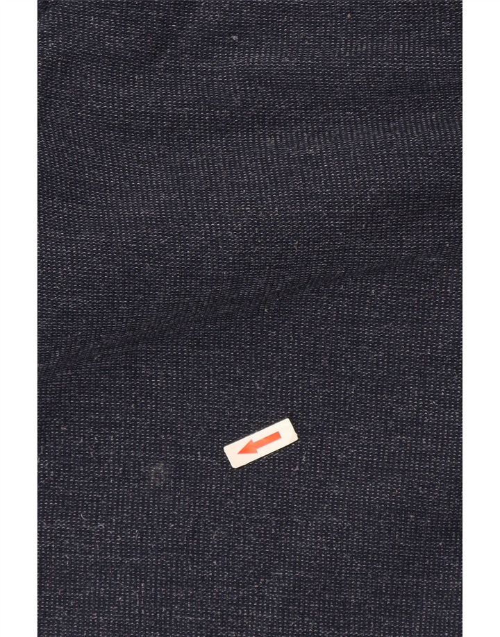 Maglione con cappuccio e zip da uomo Fat Face in cotone blu navy medio
