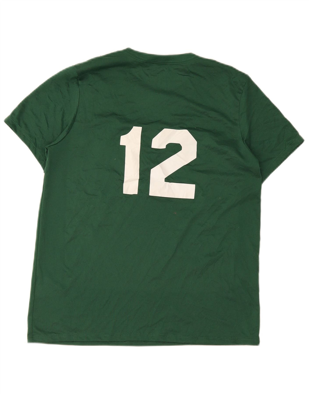 Nike Mens Dri Fit Graphic T-Shirt Top Medium Green Polyester