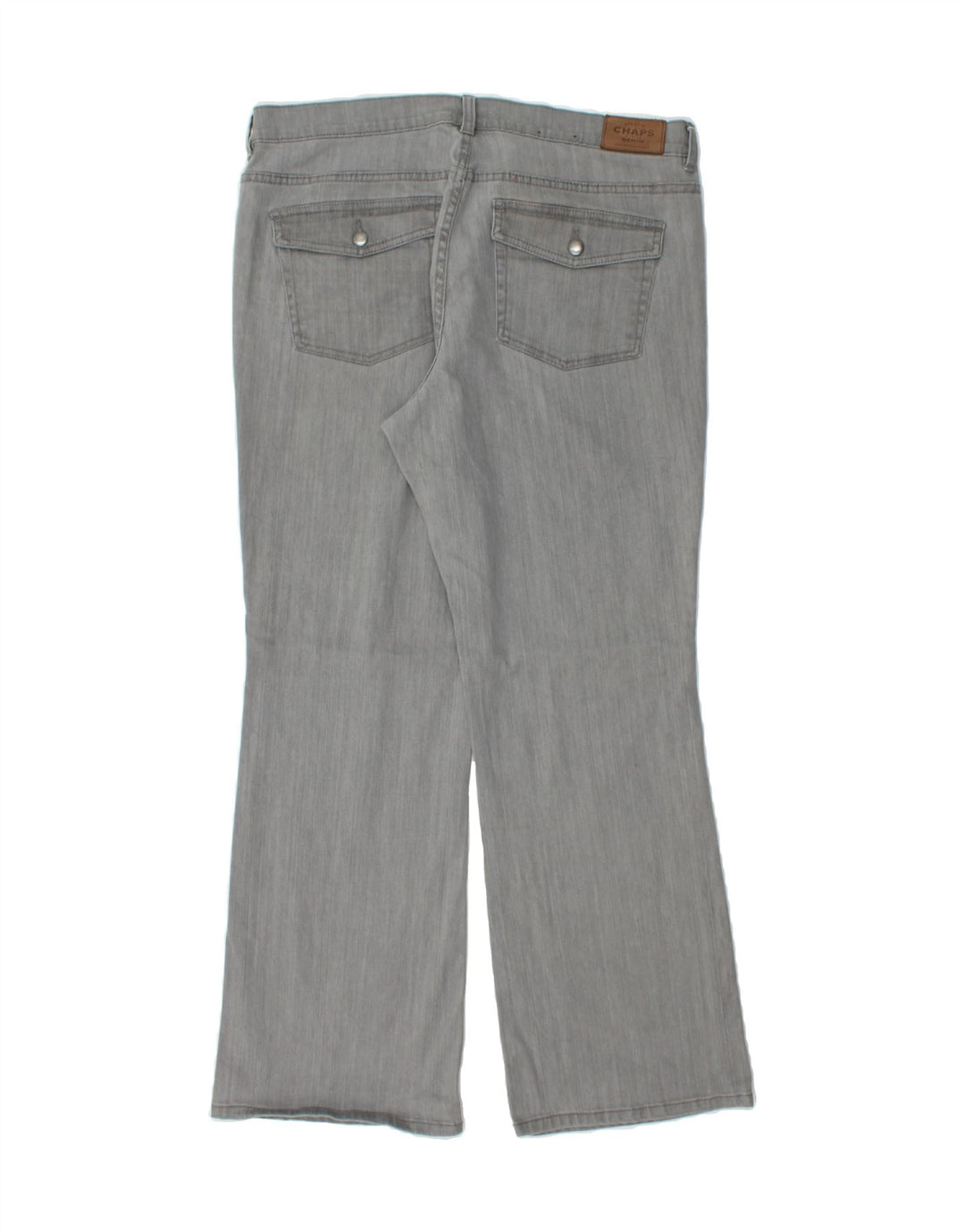 CHAPS Womens Straight Jeans US 16 2XL W36 L31 Grey Cotton Vintage Chaps and Second-Hand Chaps from Messina Hembry 