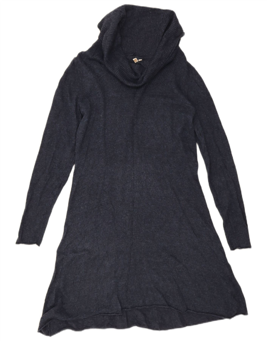 White Stuff Womens Jumper Dress UK 14 Medium Navy Blue Viscose