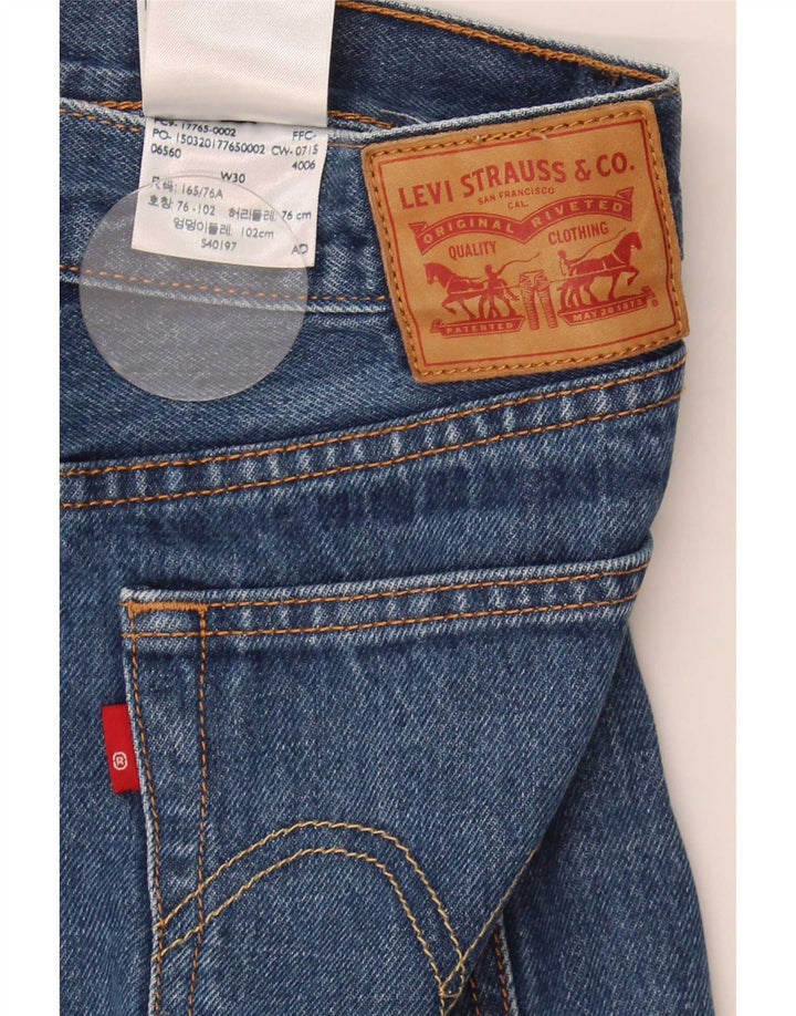 Levi's Damen Mini-Jeansrock W30 mittelblaue Baumwolle
