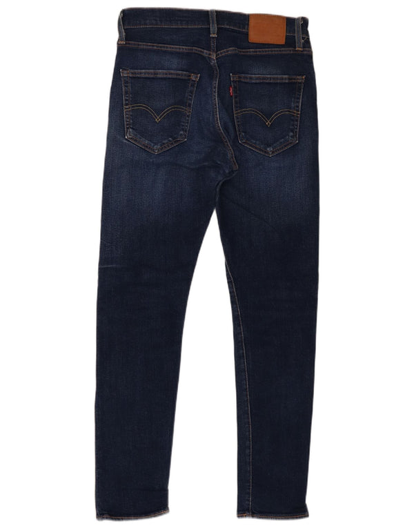 Levi's Mens 512 karcsú kúpos farmernadrág W32 L32 sötétkék