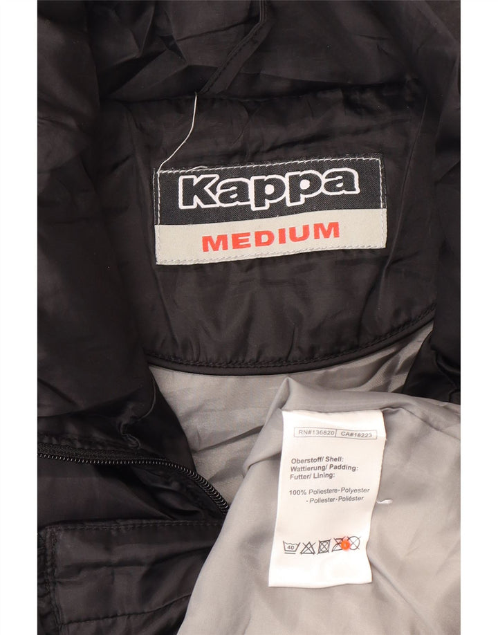 KAPPA Mens Padded Gilet UK 38 Medium Black Polyester