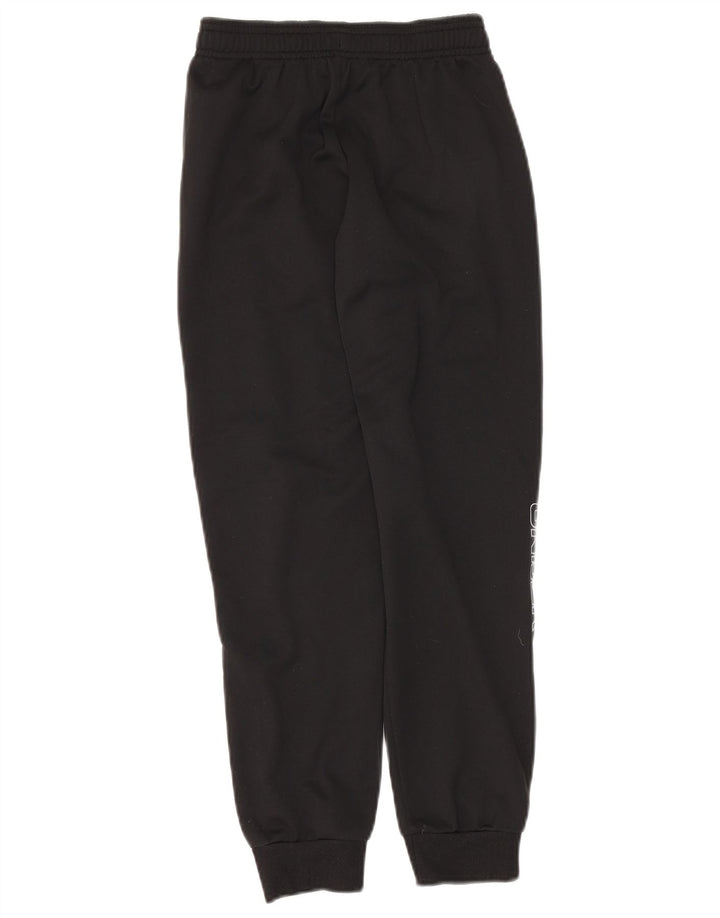 UNDER ARMOUR Boys Tracksuit Trousers Joggers 9-10 Years Medium Black