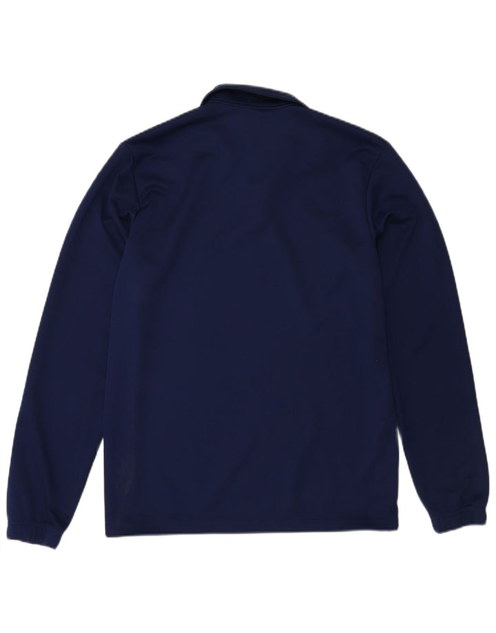 ADIDAS Mens Aeroready Zip Neck Pullover Tracksuit Top Medium Navy Blue