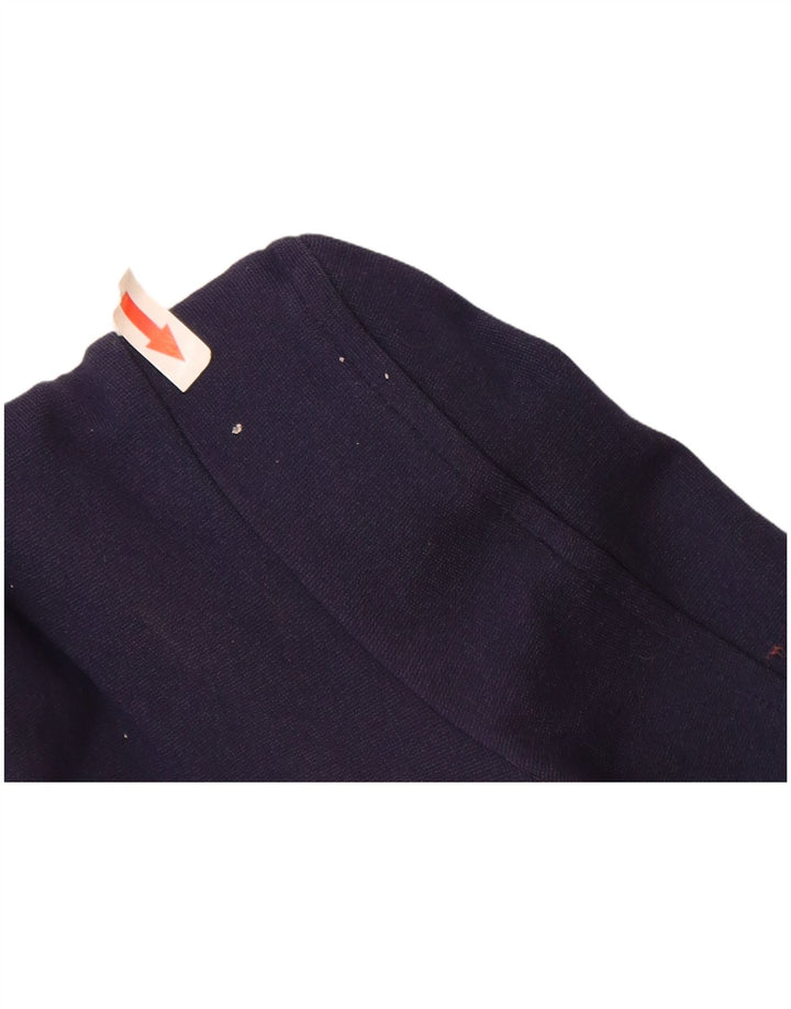 French Connection Womens 3/4 Sleeve Sheath Dress UK 12 Medium Navy Blue