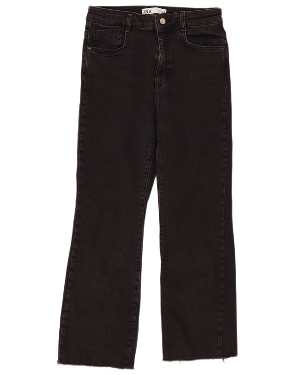 Zara Womens Straight Jeans EU 38 Small W28 L26 Black
