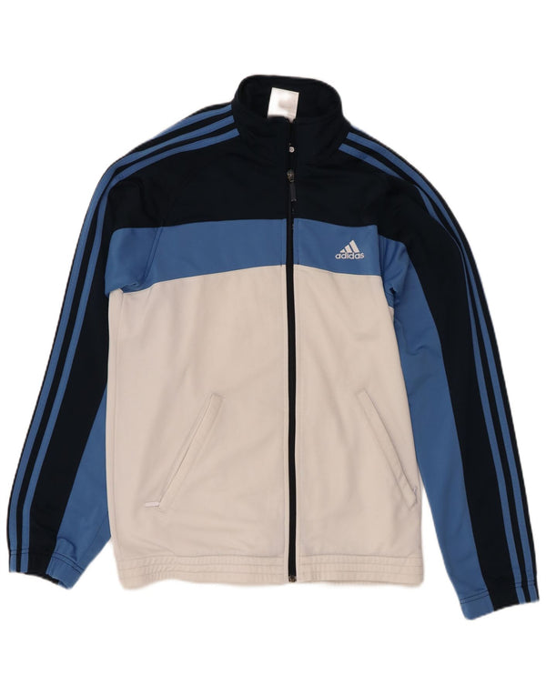 Adidas Veste de survêtement pour homme UK 38/40 Bleu marine moyen Colourblock