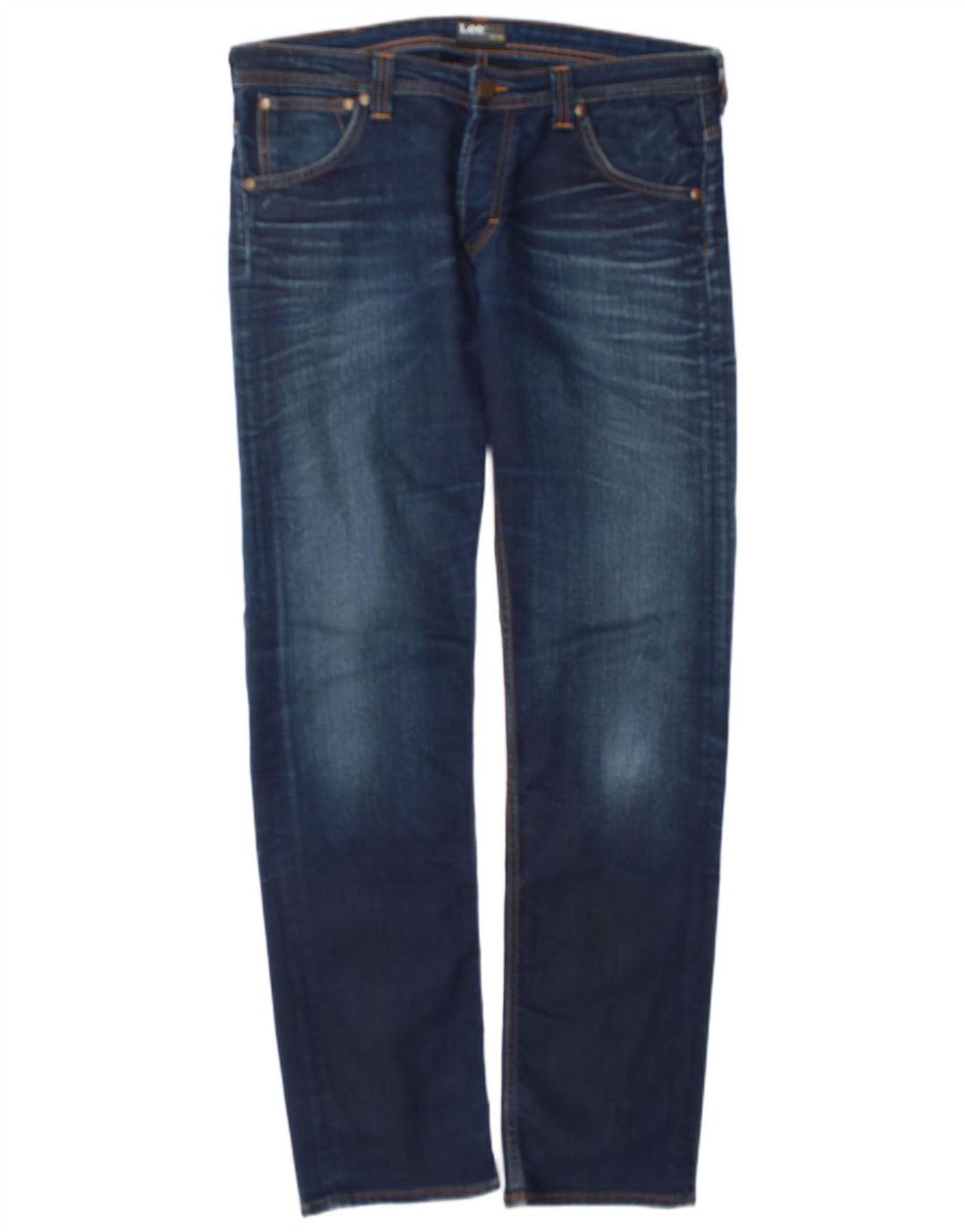 Lee Mens Powell Slim Jeans W36 L34 Navy Blue Cotton
