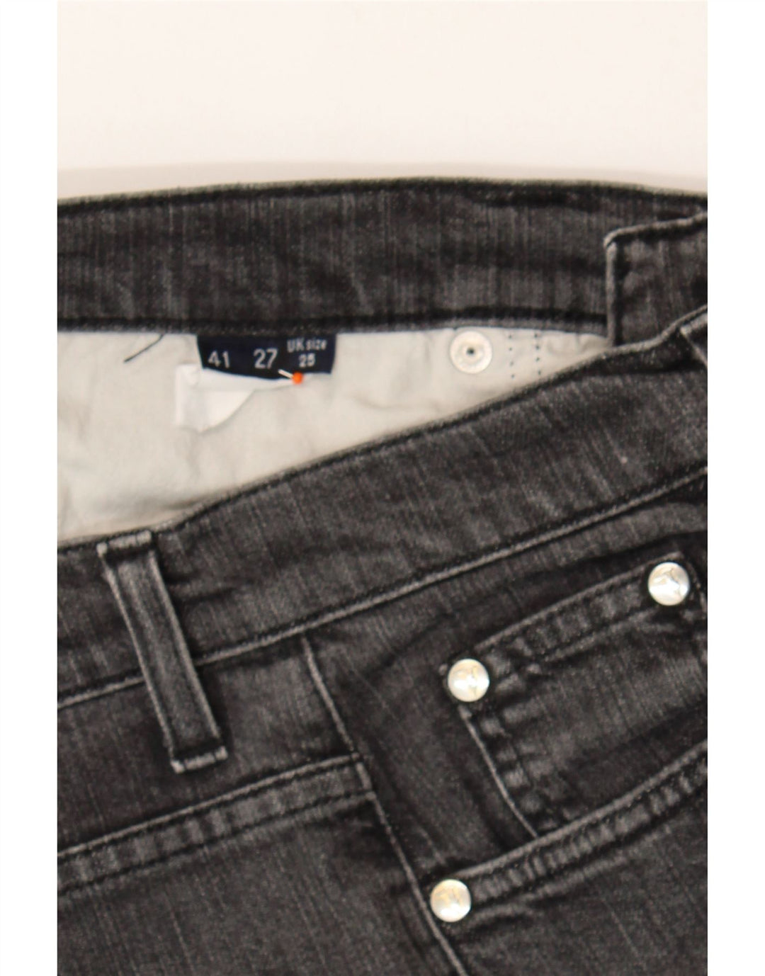 TRUSSARDI Womens Bootcut Jeans W25 L33 Grey Vintage Trussardi and Second-Hand Trussardi from Messina Hembry 