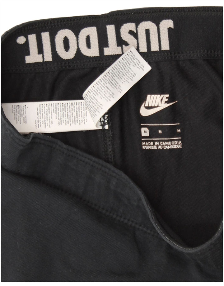 Nike Leggings graphiques pour femmes UK 12 coton noir moyen