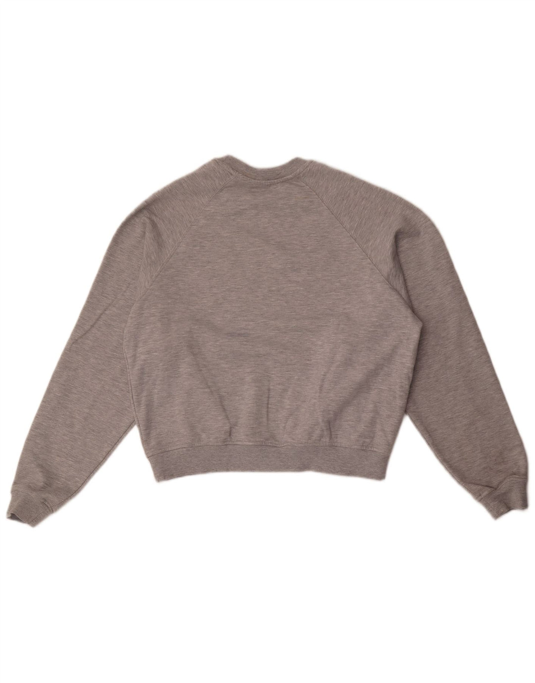 Zara Womens Oversized Sweatshirt Jumper UK 14 Medium Grey Cotton