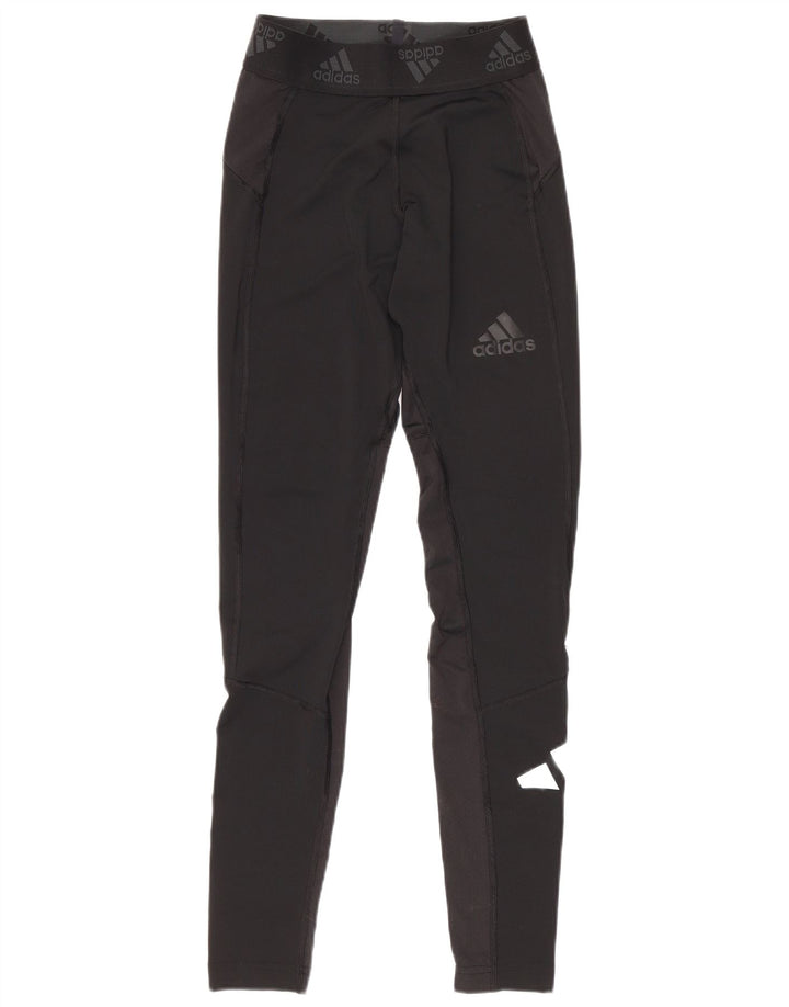 Leggings Adidas Feminino UK 10 Pequeno Poliéster Preto