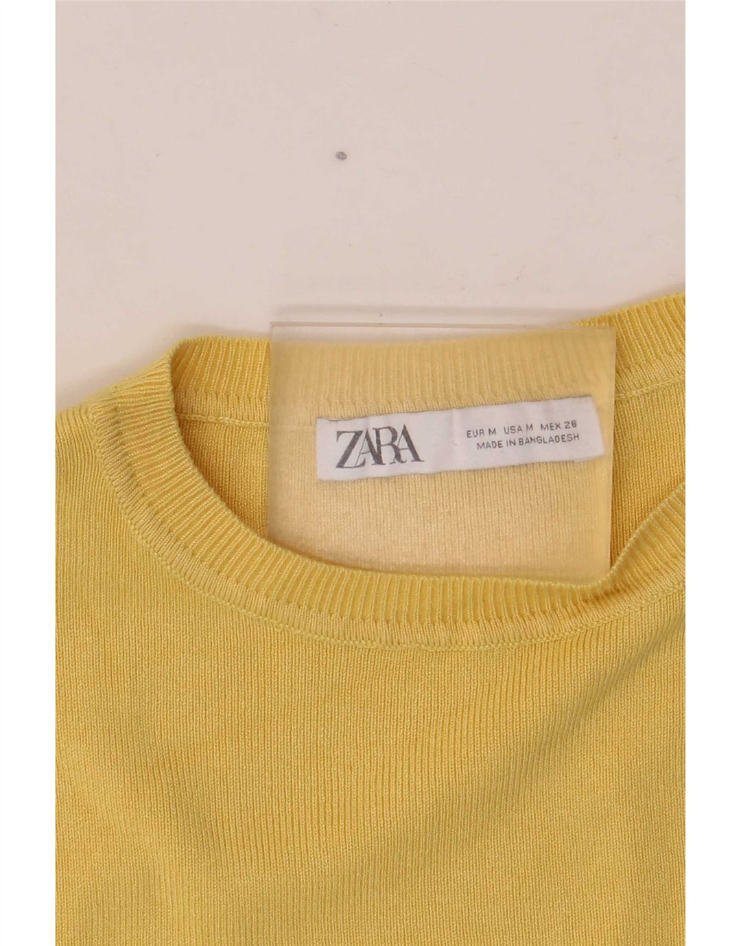 Zara ženski kratki prsluk UK 14 Srednje žuta