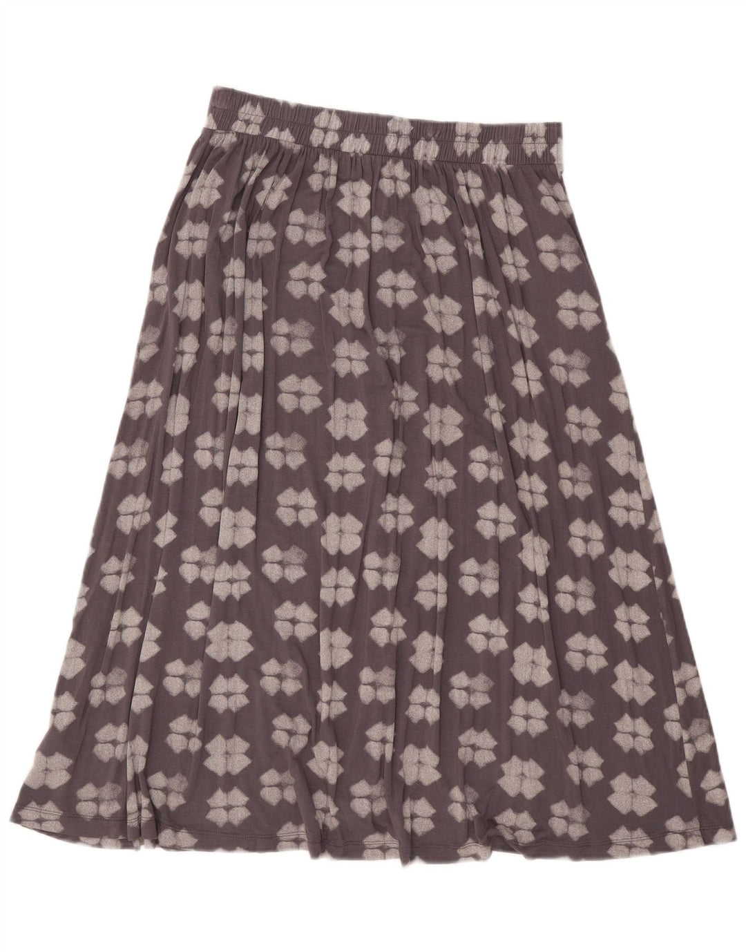 White Stuff Womens A-Line Skirt UK 10 Small W32 Grey Geometric Viscose