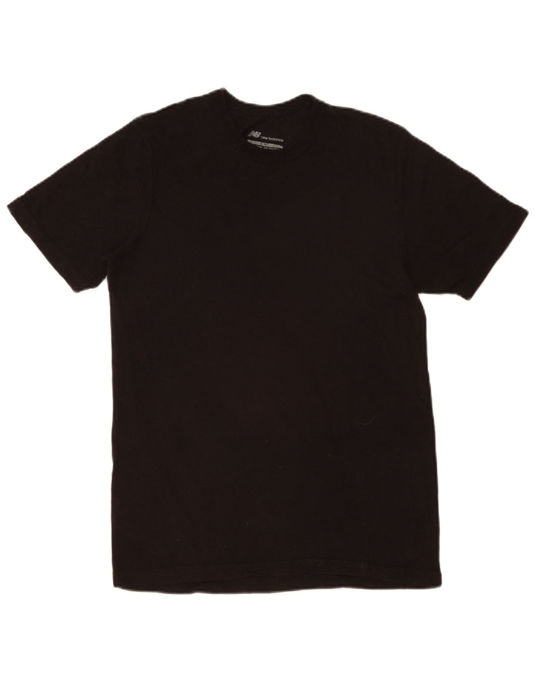 New Balance Mens T-Shirt Top Medium Black Cotton
