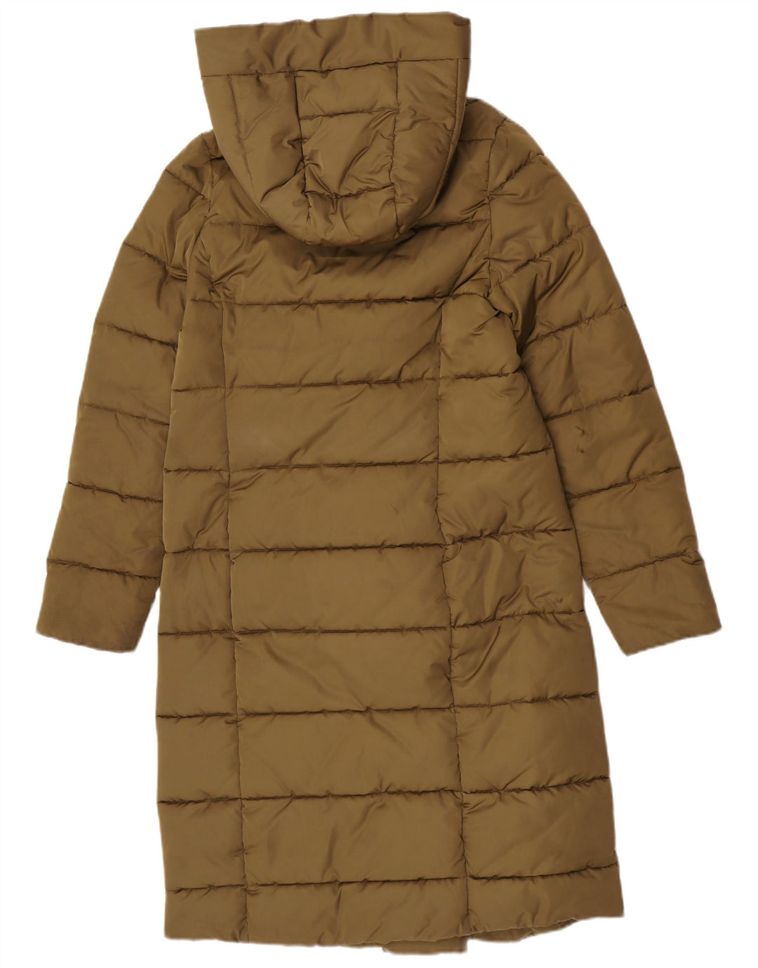 Cappotto imbottito con cappuccio da donna Barbour UK 10 piccolo poliestere kaki