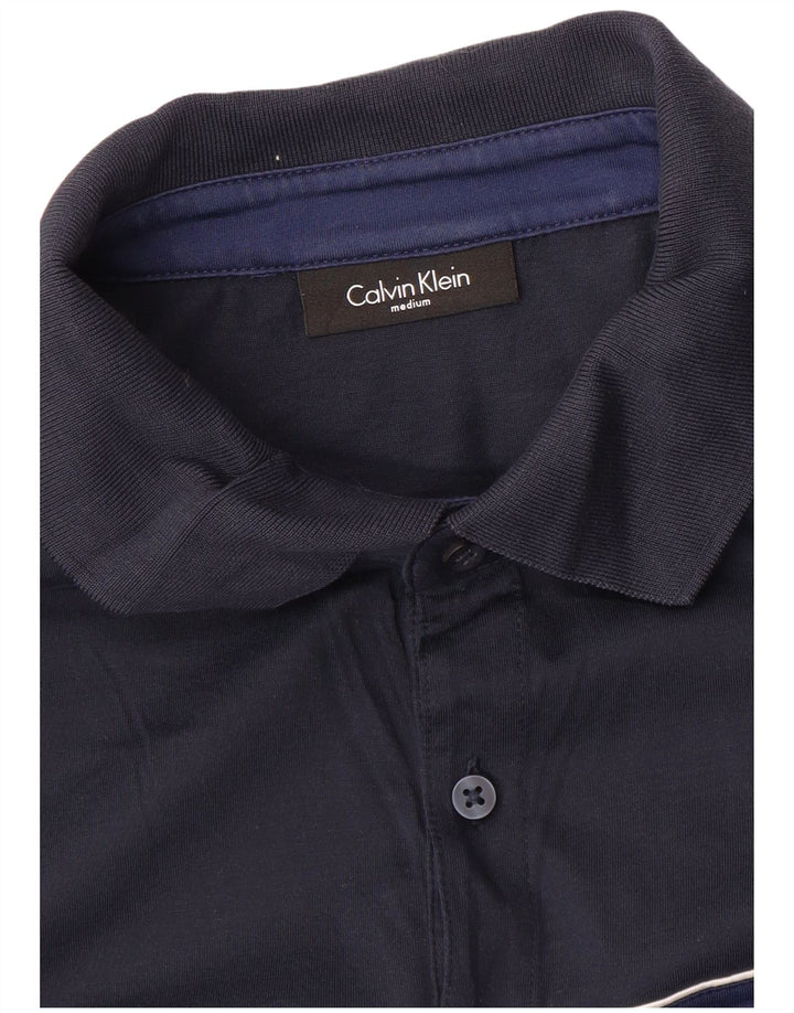 Męska koszulka polo CALVIN KLEIN w kolorze średniego granatu