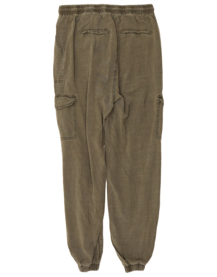 7 FOR ALL MANKIND Womens Joggers Cargo Trousers Medium W30 L27 Khaki