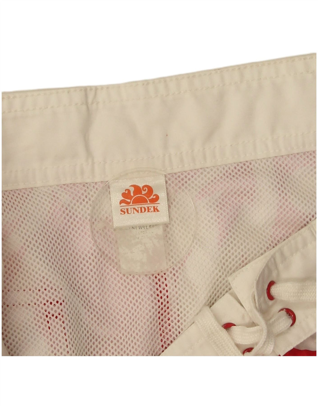 Sundek Herre badeshorts Medium rød blomstret polyester