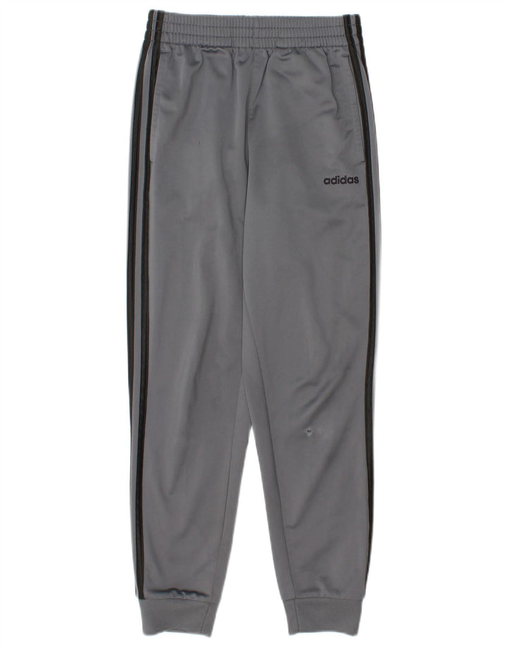 Pantaloni da tuta da ragazzo Adidas Joggers 10-11 anni Poliestere grigio medio