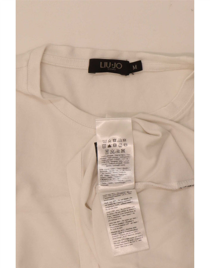 Camiseta Liu Jo Hombre Top Medium Blanco Algodón