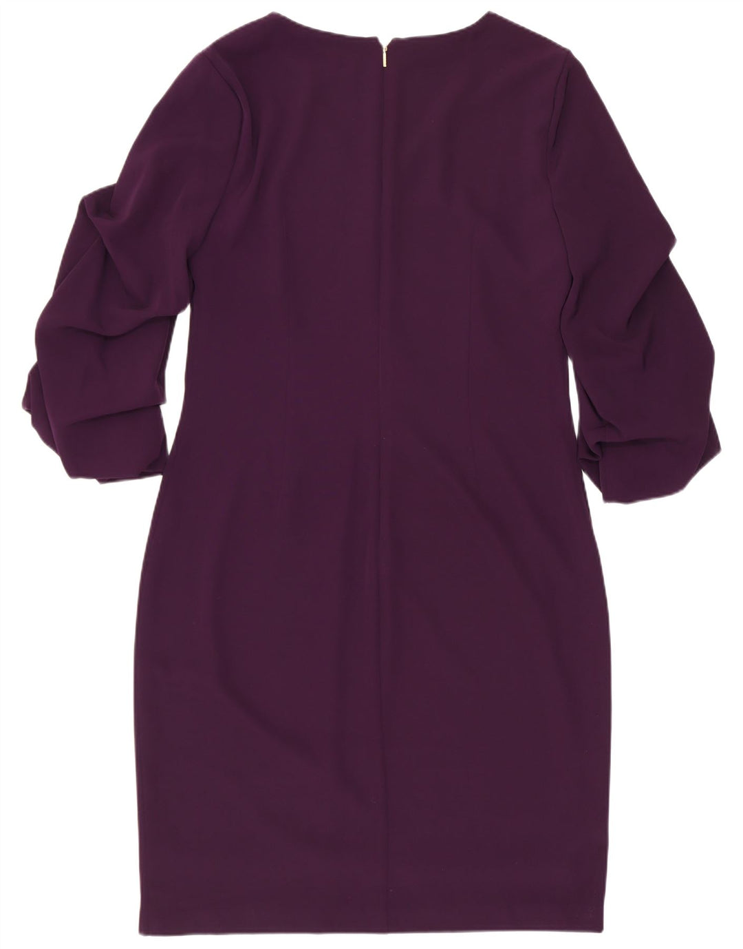 Dkny Dame 3/4 Ærmet Skede Kjole US 6 Medium Lilla