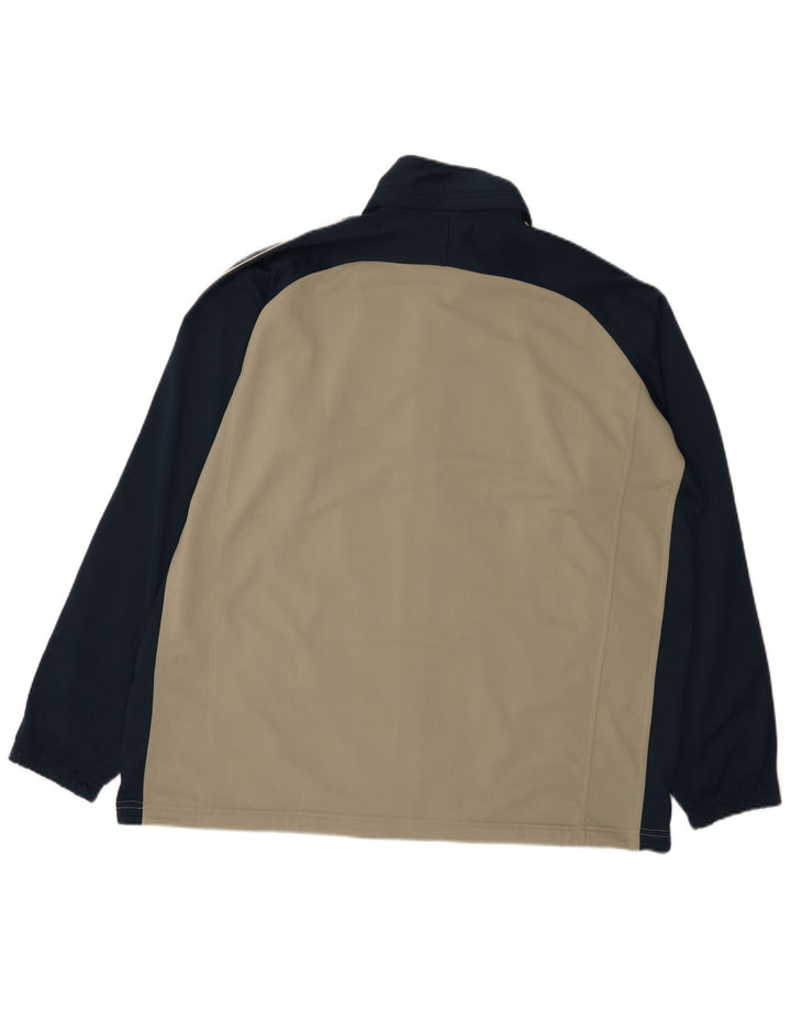 Champion Mens Tracksuit Top Jacket 2XL Beige Colourblock