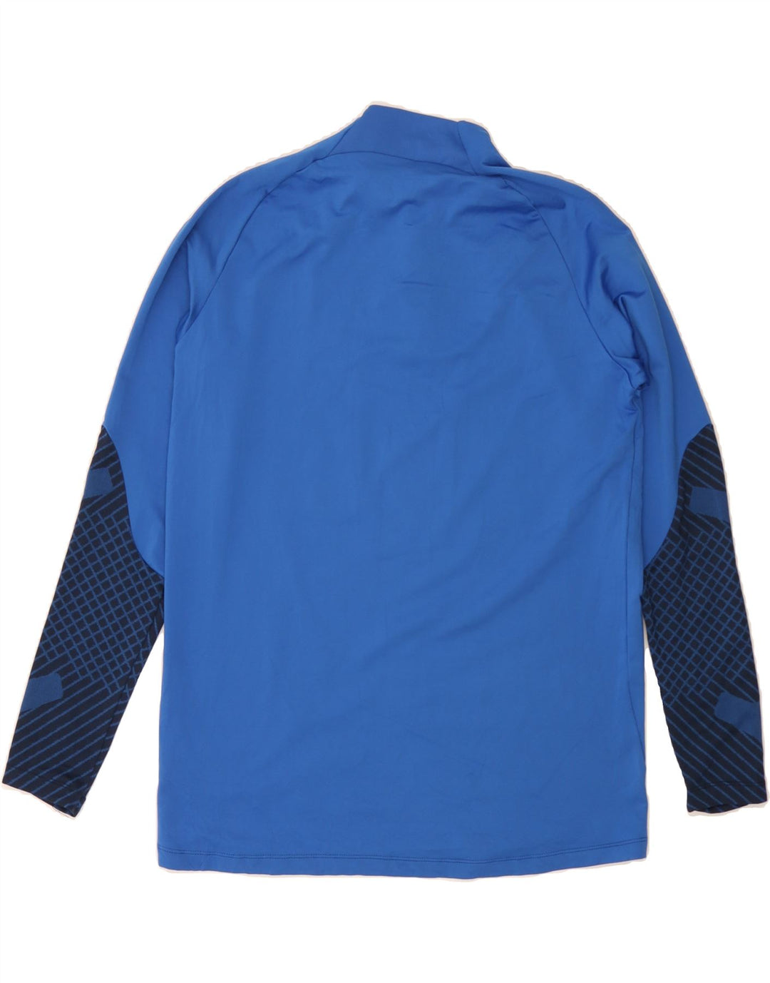 NIKE Mens Dri Fit Graphic Pullover Tracksuit Top Large Blue Colourblock Vintage Nike and Second-Hand Nike from Messina Hembry 