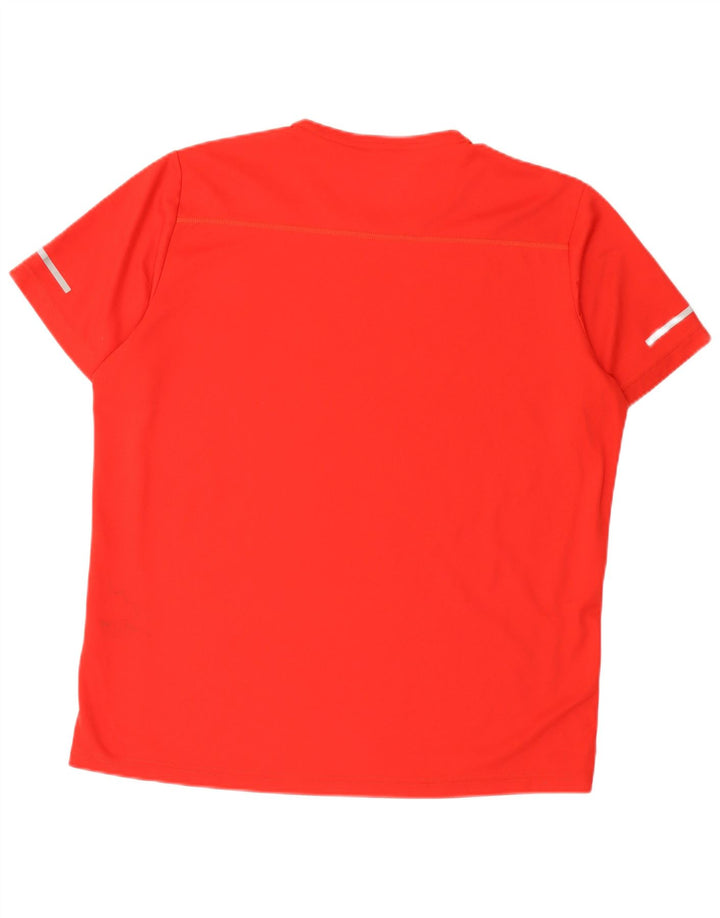 Adidas Herre Climalite T-Shirt Top XL Rød Polyester