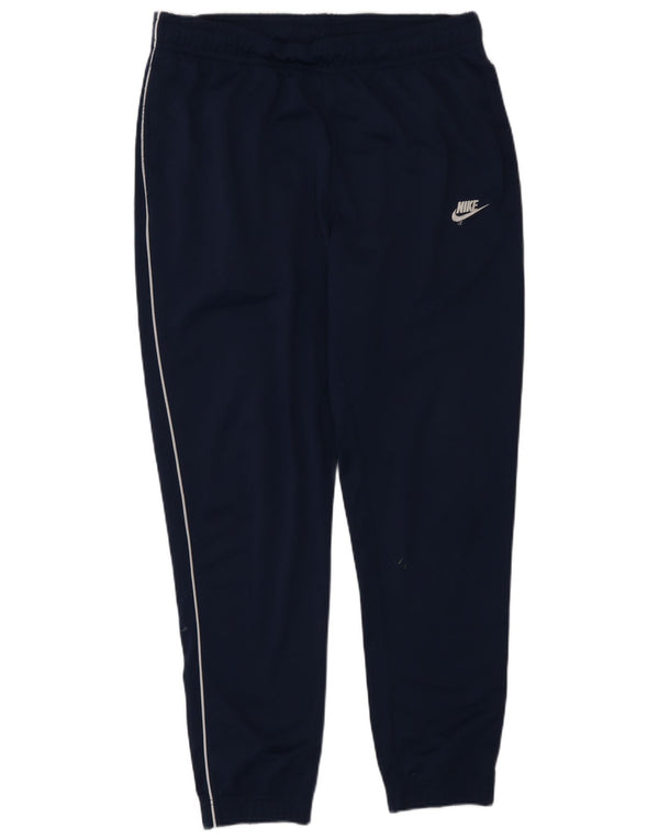 Nike Pantalon de survêtement pour homme Pantalon de jogging Large Bleu marine Polyester