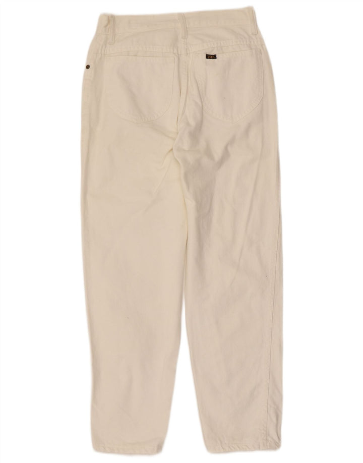 LEE Mens Tapered Jeans W29 L27 White Cotton