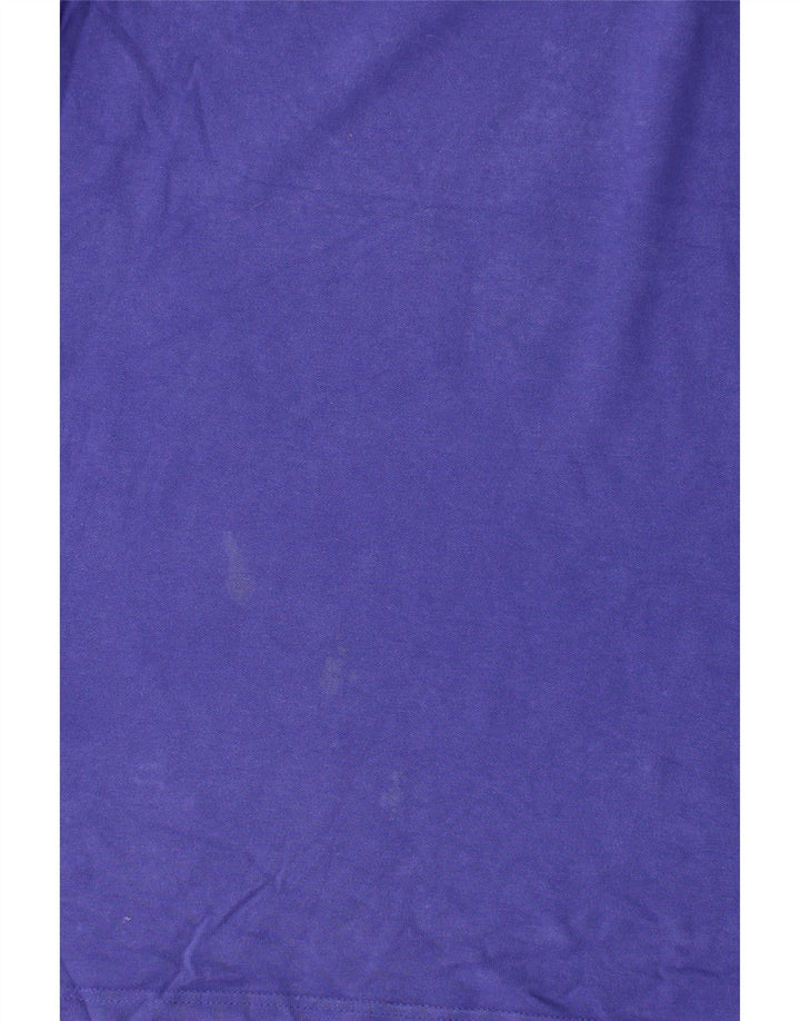 PUMA Mens Polo Shirt Large Navy Blue Striped Cotton Vintage Puma and Second-Hand Puma from Messina Hembry 