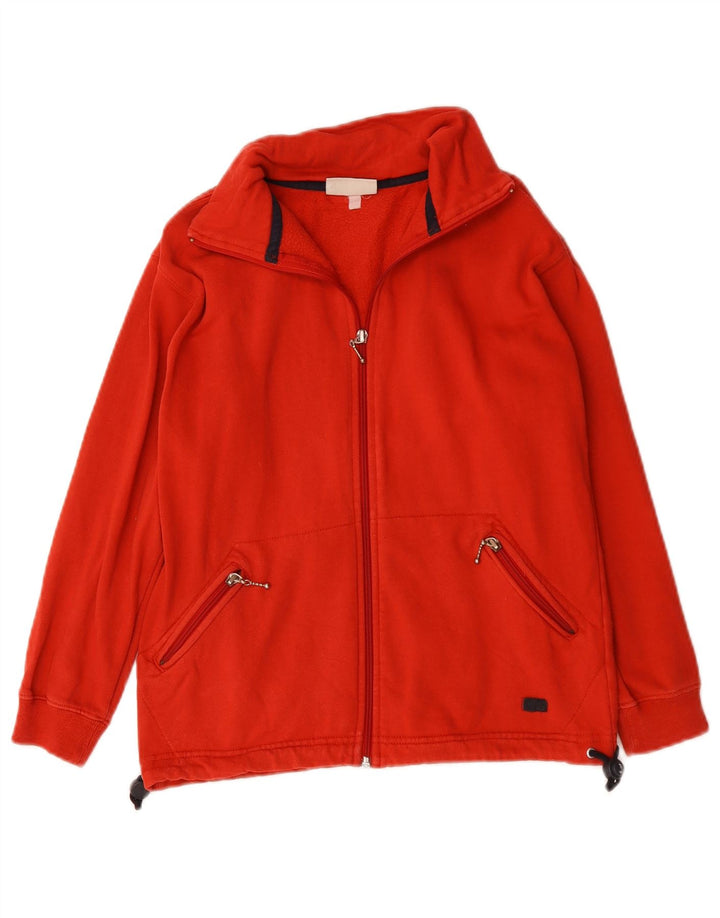 Asics Veste de Survêtement Garçon 11-12 ans Rouge Coton
