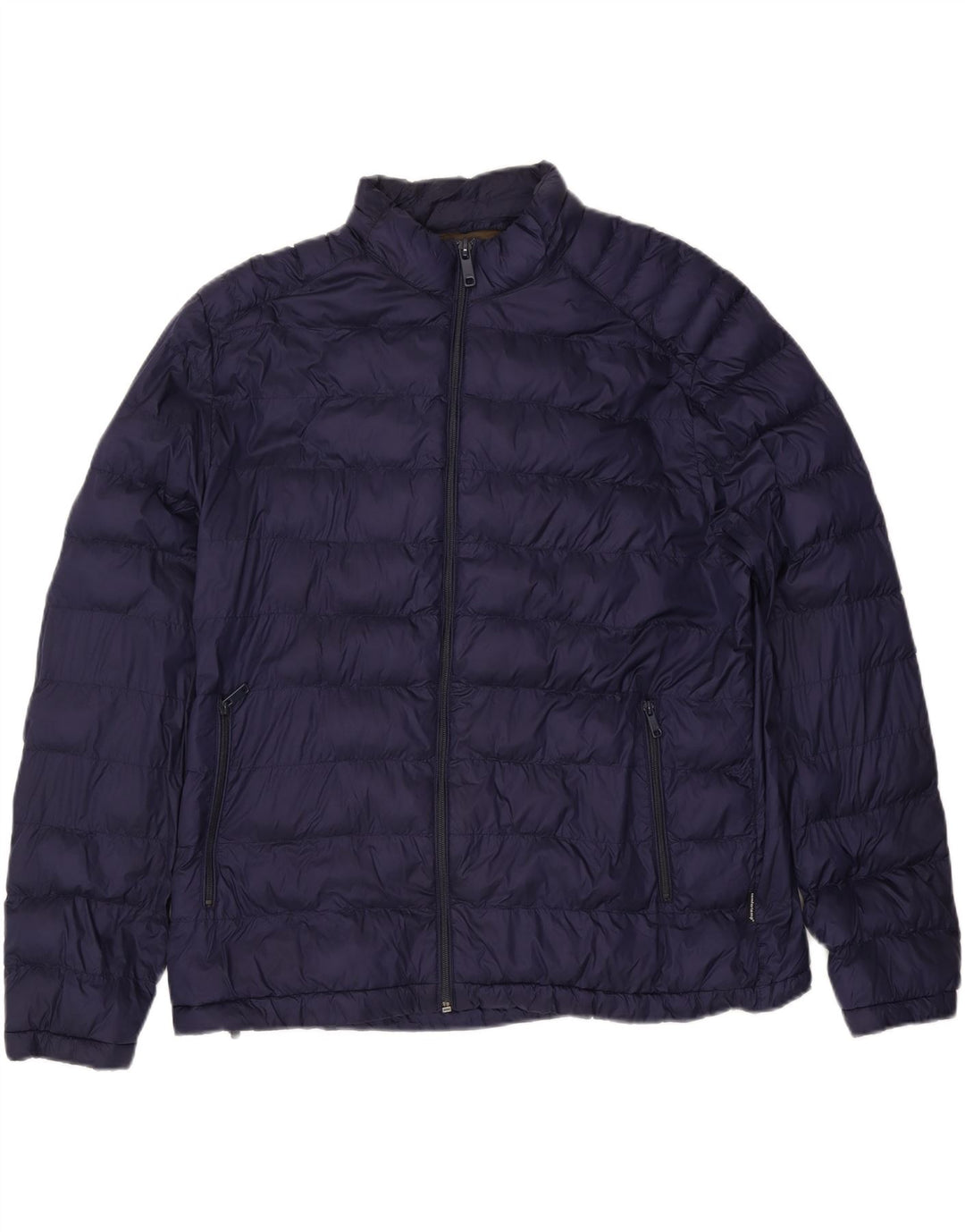 Męska ocieplana kurtka Zara UK 44 2XL Granatowy poliester