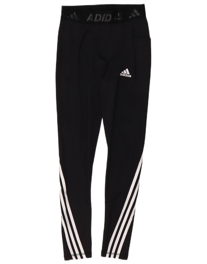 Adidas Graphic Leggings til kvinder UK 8 Small Black