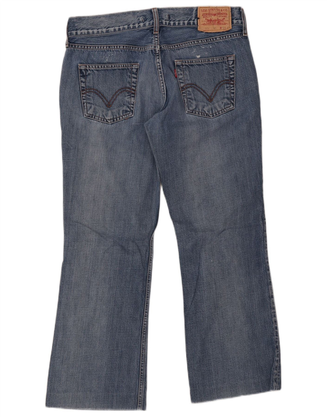 Levi's Damen 557 Bootcut Jeans W32 L27 Blau