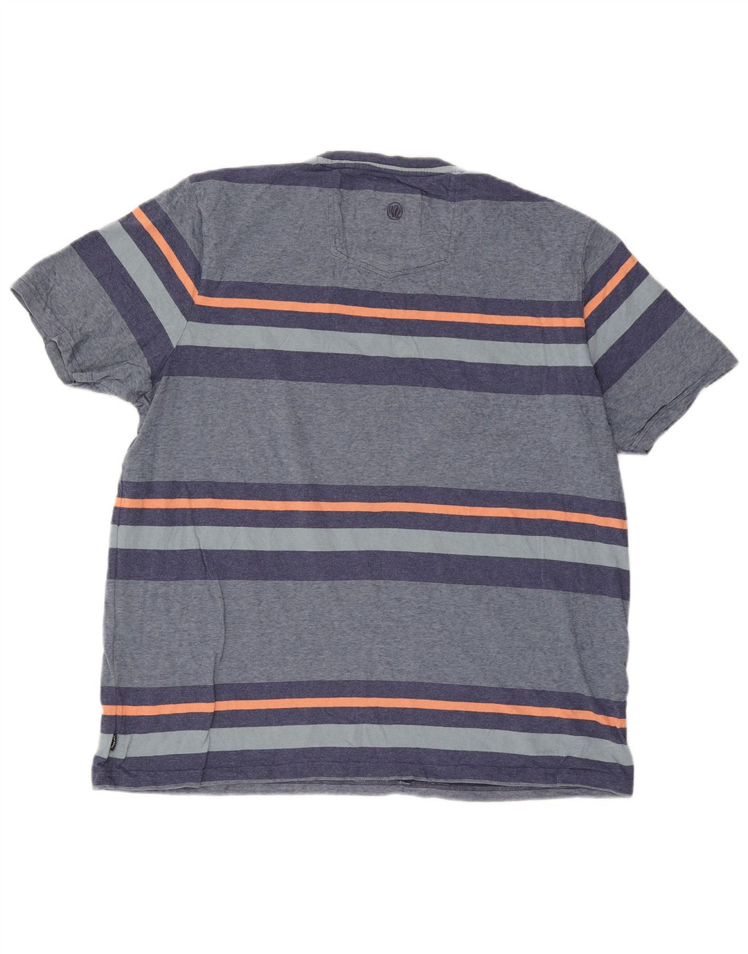 Fat Face Herren T-Shirt Top 2XL Blau gestreift