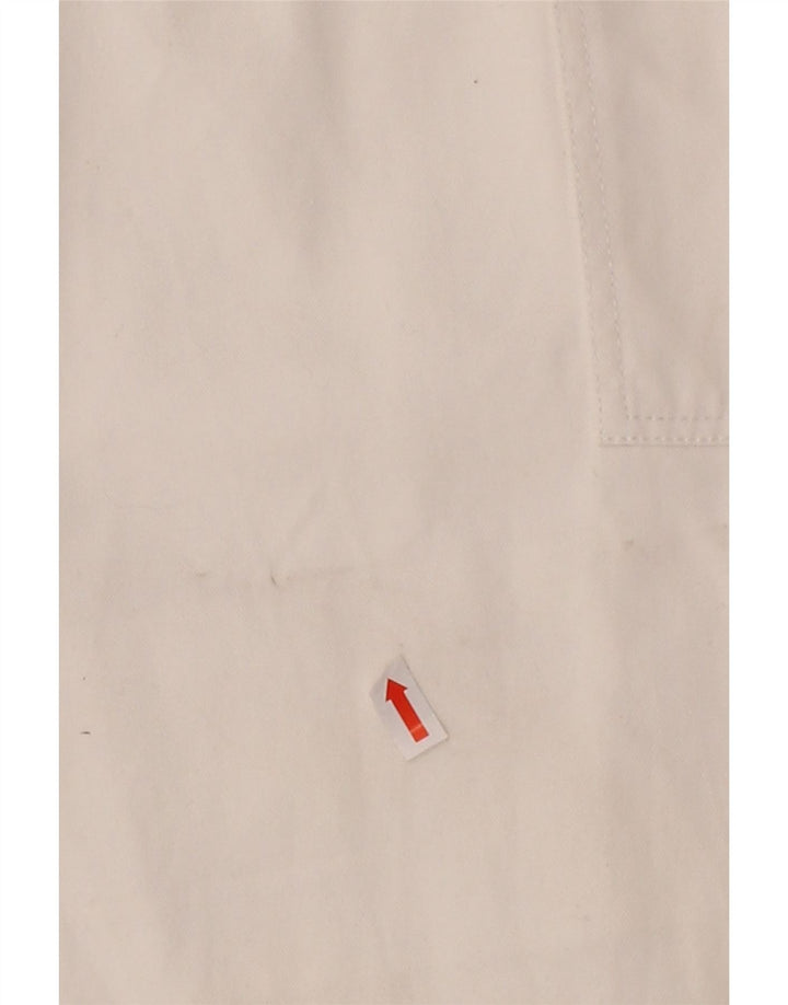 DICKIES Womens Straight Cargo Trousers W32 L31 White Cotton Vintage Dickies and Second-Hand Dickies from Messina Hembry 