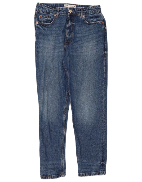 Zara Womens Tapered Jeans EU 38 Small W28 L27 Blue Cotton