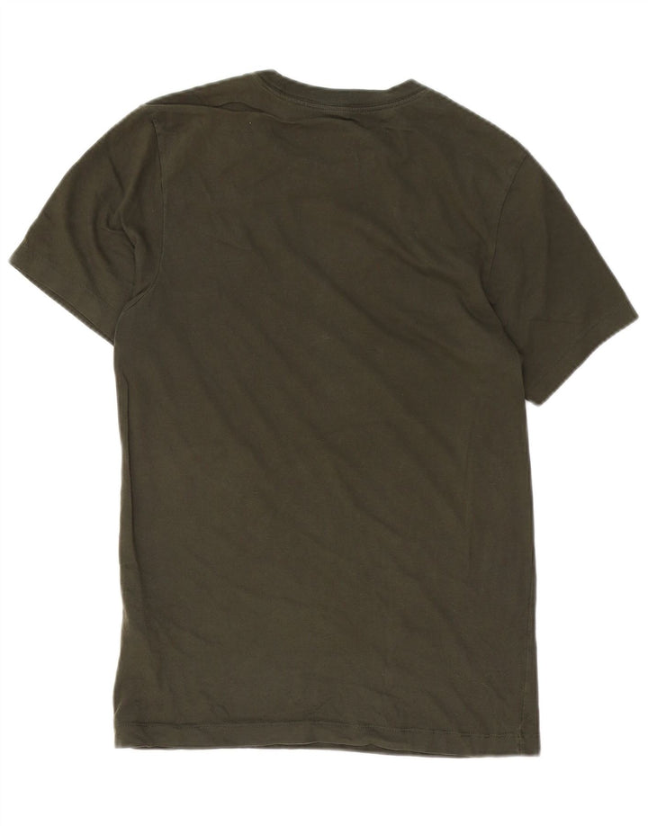 Nike Mens T-Shirt Top XS Khaki Cotton