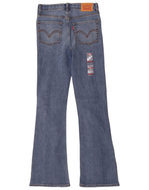 Levi's Girls 726 Flared Jeans 11-12 år W24 L29 Blå Bomuld