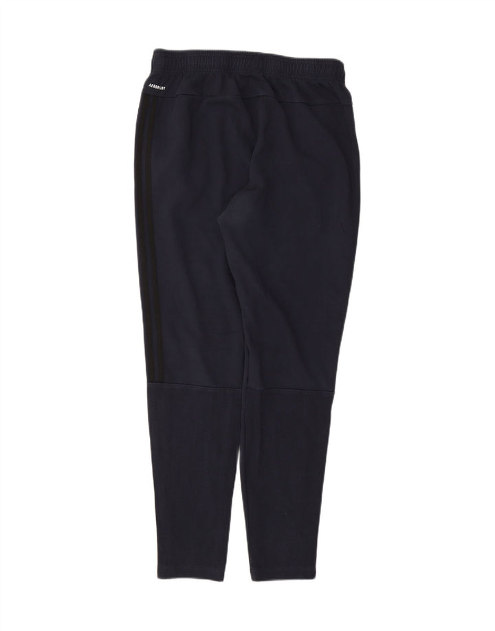 ADIDAS Mens Tracksuit Trousers Large Navy Blue Cotton Vintage Adidas and Second-Hand Adidas from Messina Hembry 