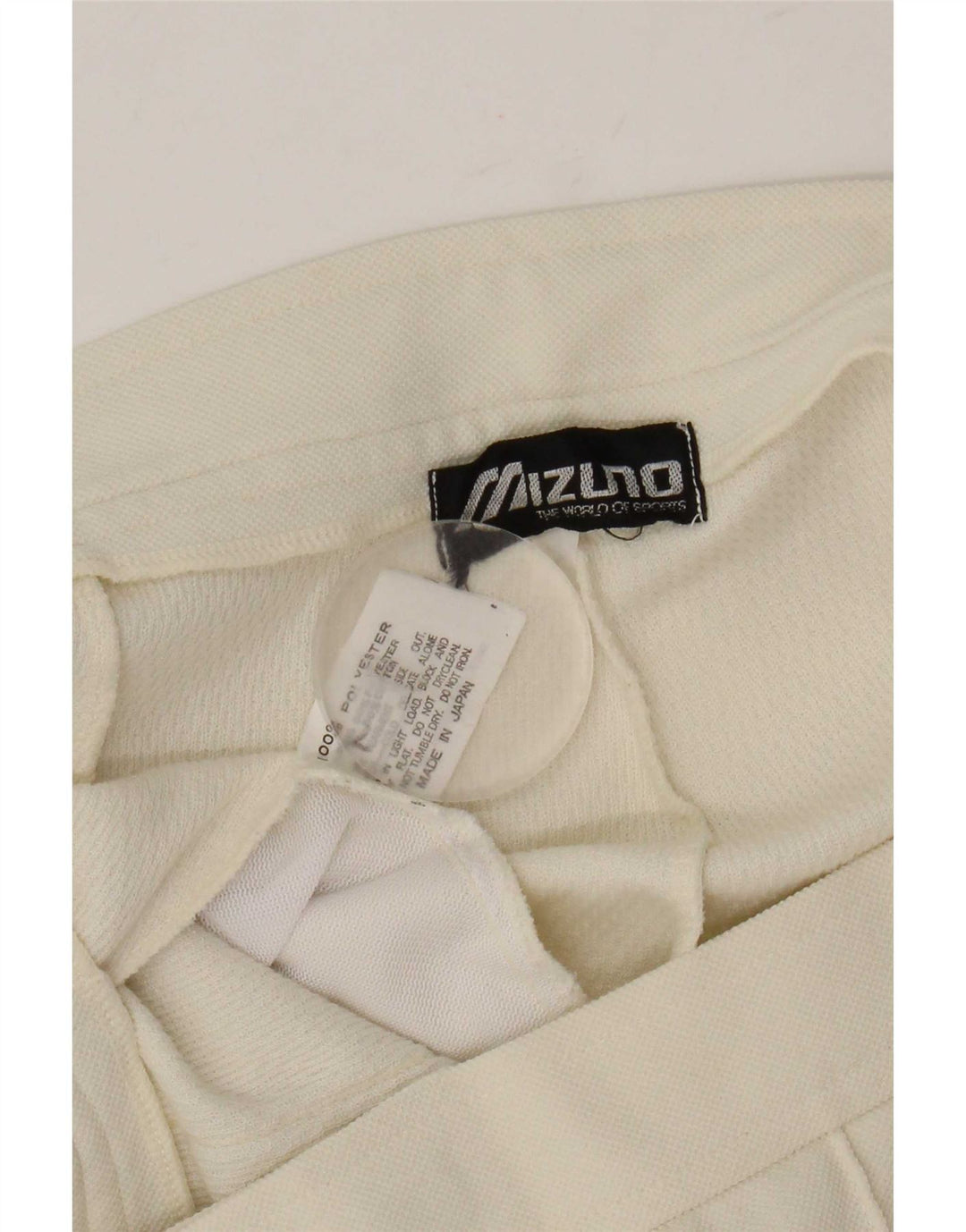 Mizuno Mens Straight Casual Trousers W32 L32 White Polyester