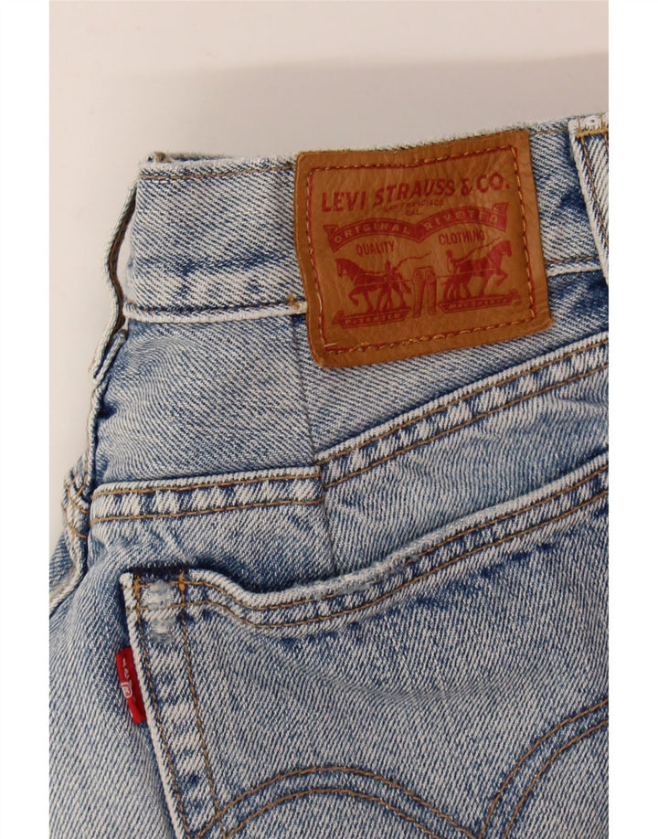 LEVI'S Womens Distressed Cropped Jeans W29 L25 Blue Cotton Vintage Levi's and Second-Hand Levi's from Messina Hembry 