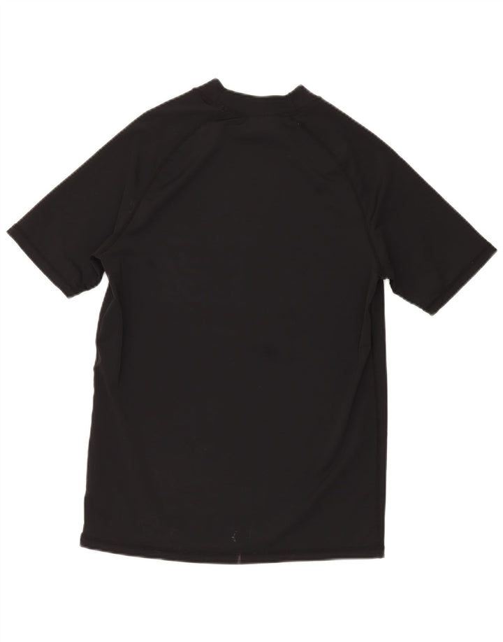MOUNTAIN WAREHOUSE Mens T-Shirt Top Medium Black Polyamide