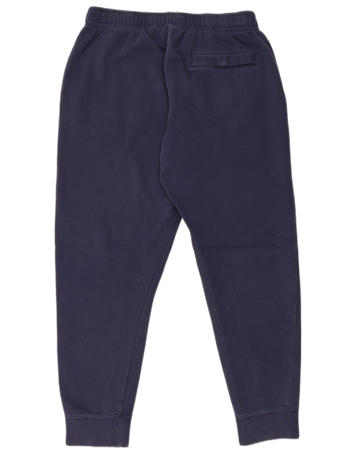 NIKE Mens Tracksuit Trousers Joggers Medium  Navy Blue Cotton