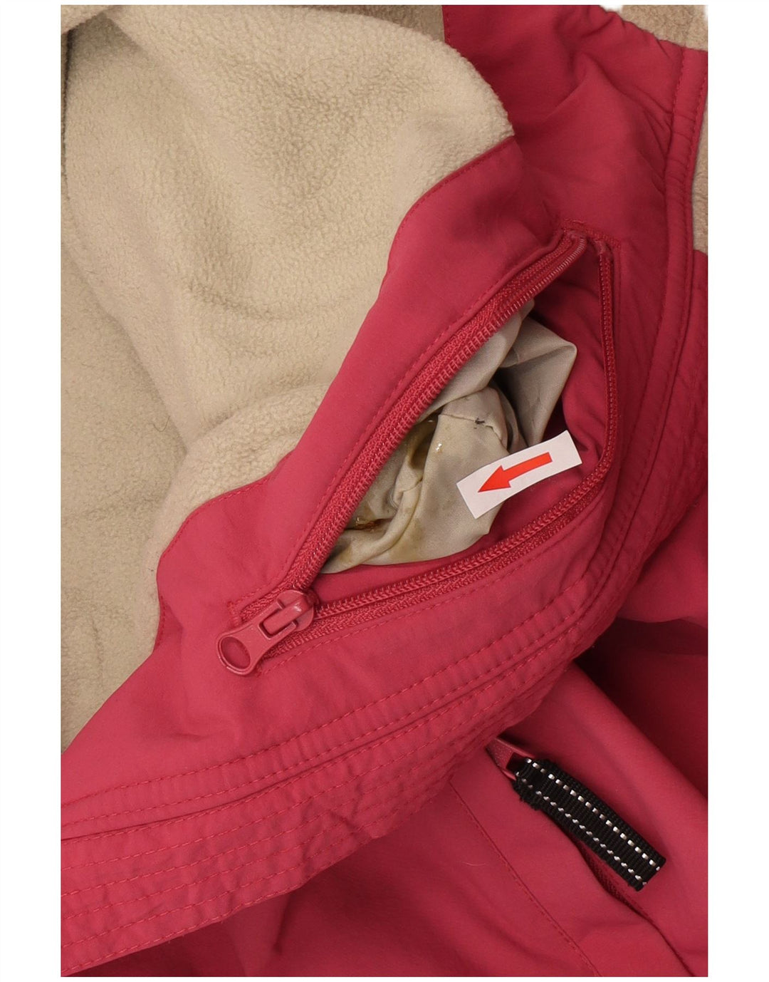 Woolrich Herre Windbreaker Jacket UK 42 XL Pink Nylon